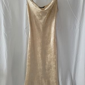 Cream rayon dress